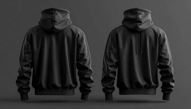 هودي أسود كلاسيك